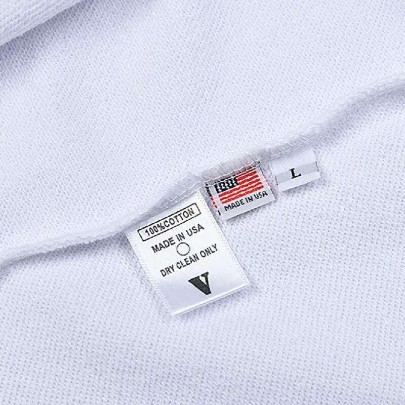 23ss Men T Shirt 100% Cotton Original Brand Streetwear Women's T-shirt USA Summer Short Sleeve Harajuku Hip Hop Tshirt Vlone