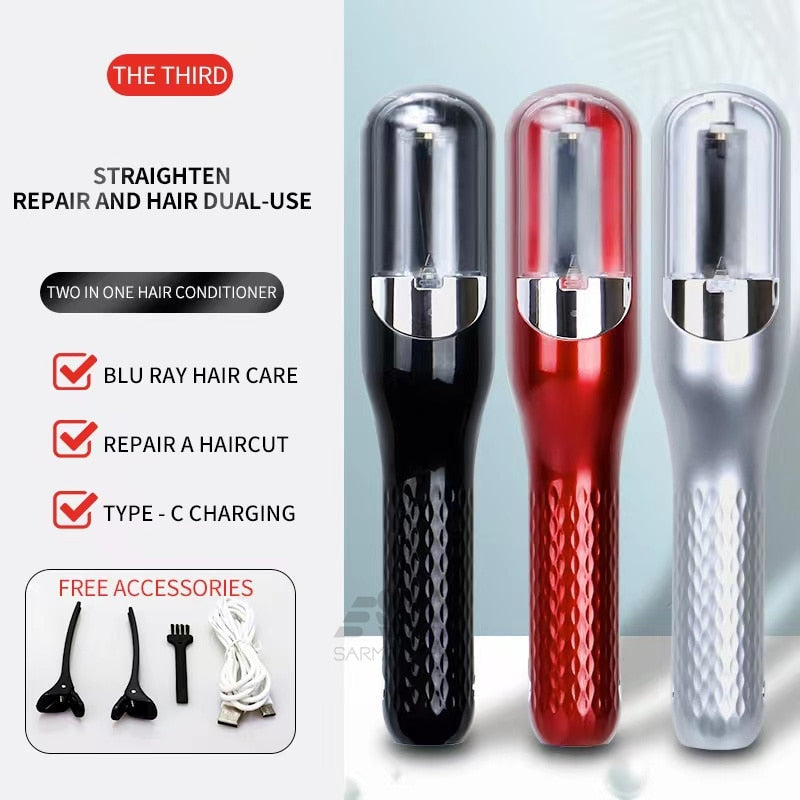 Hair Split Ends Trimmer 3 Automatic Split End Remover Damaged Hair Repair Hair Care Treatment Cordless Hair End Cutting Machine