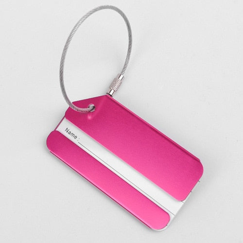 New Fashion Luggage Tags Aluminium Alloy Women Men Travel  Luggage  Suitcase  Name  Label Holder Travel Accessories