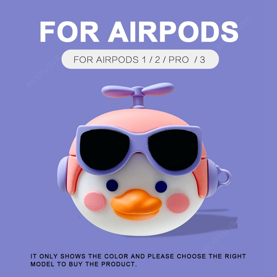 3D Hearphone Case For Airpods 2 3 Pro 1 Case Silicone Cute Earphone Cover for Apple Air Pods Pro 2 3 1 Earpods Case Charging BOX