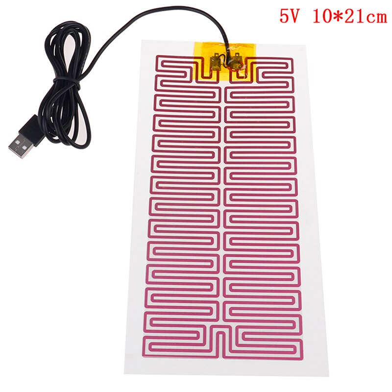 1PCS USB 5V Heating Heater Pad Massage For Warming Body Foot Winter Portable Warm Plate For Mouse Pad Shoes Golves Health Care