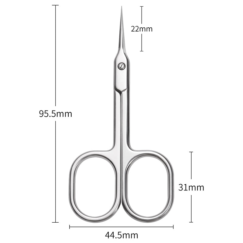 Cuticle Scissors Curved Nail Clipper Trimmer Dead Skin Remover Cuticle Cutter Professional Nail Art Tools Manicure Supplies