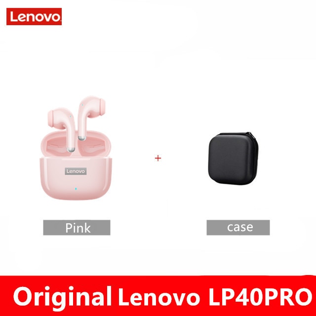 Lenovo lp40 pro /LP40 Bluetooth Earphone 5.0 Immersive Sound  TWS With Microphone Touch Control For Long Standby Time Motion