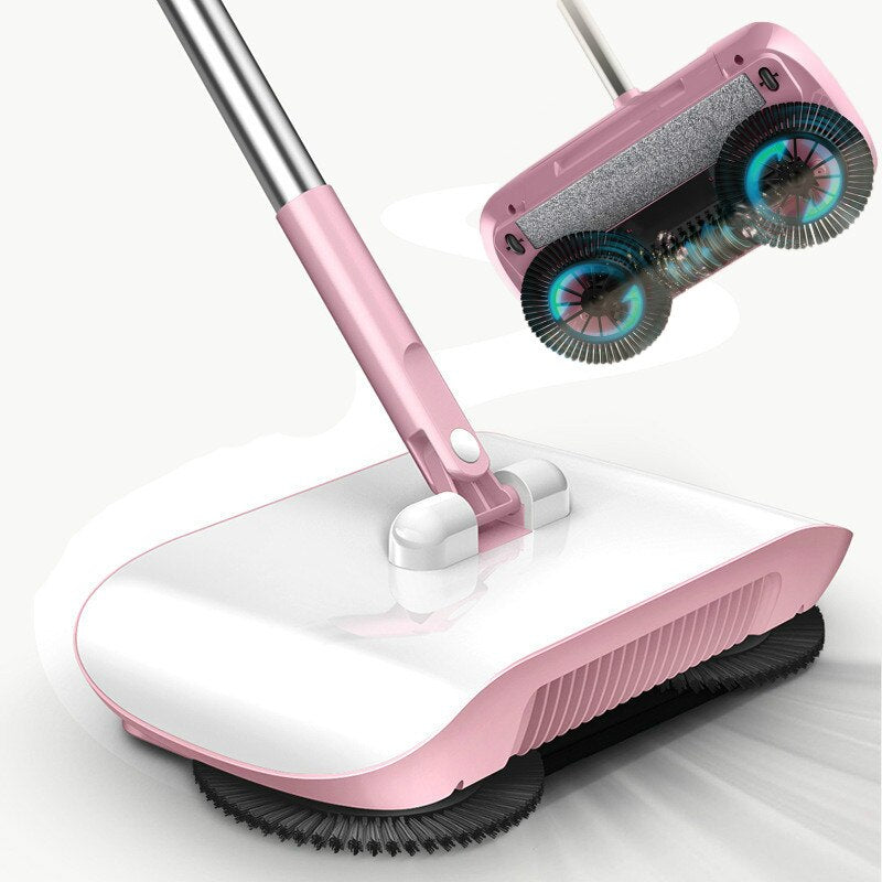 Magic Broom Hand Push Vacuum Cleaner Floor Home Accessories Kitchen Sweep Dust Machine Handle Household Goods Lazy Sweeper Mop