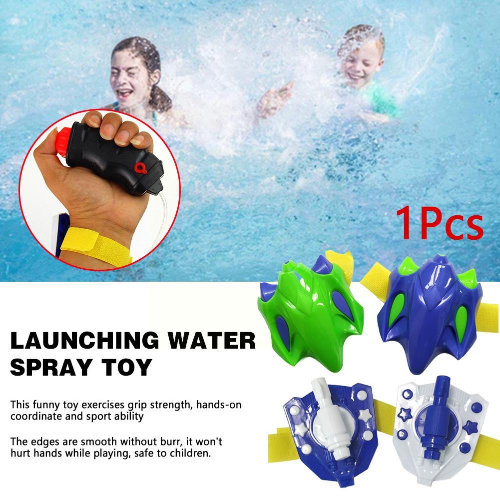 Wrist-style Water Toys Summer Children's Beach Mini Hand-held Water Interaction Parent-child Water Gun Toys F0e5