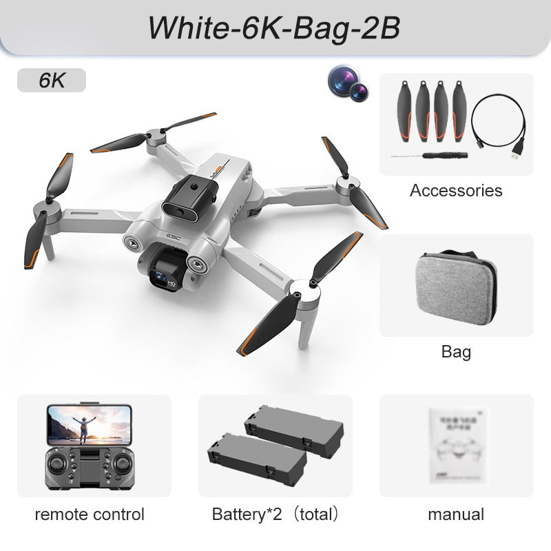 New S1S Mini Drone 4k Profesional 8K HD Camera Obstacle Avoidance Aerial Photography Brushless Foldable Quadcopter 3km