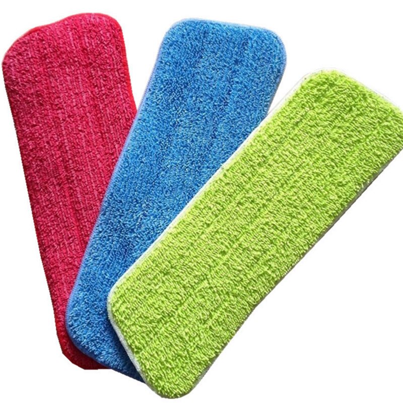 Mop Head Floor Cleaning Replacement Cloth Microfiber Replacement Mop Pad Paste Cloth Cover Home Spray Water Spraying Flat Dust