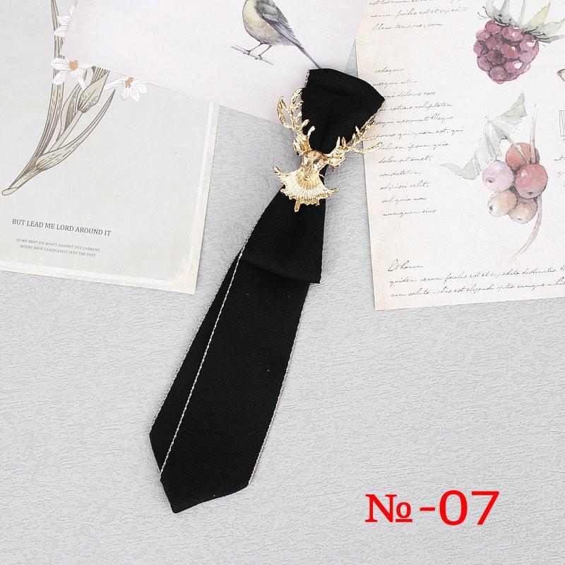 Hand Made Black Ribbon Tie Crystal Rhinestone Jewelry Men Shirts Hot New Girl Boys Collar Neck Ties School Uniform Women Necktie