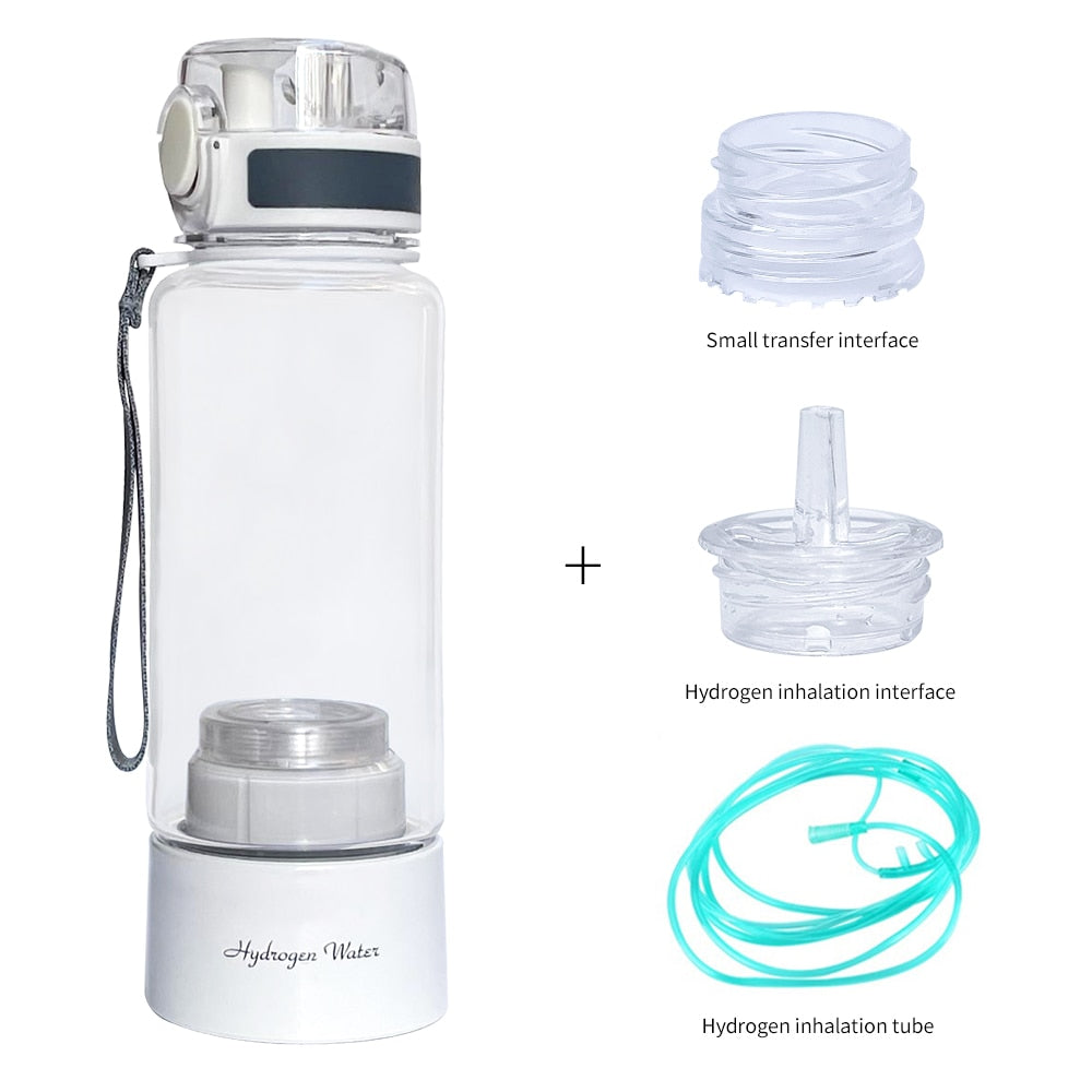 Bluevida new sports style SPE & PEM hydrogen water generator, H2 up to 3000ppb and large battery capacity hydrogen water bottle