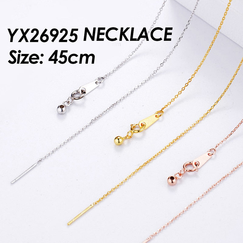 SUNIBI Stainless Steel Charm Crystal Necklace Pendant Birthstone Charms For Jewelry Making Women Earrings DIY Accessories