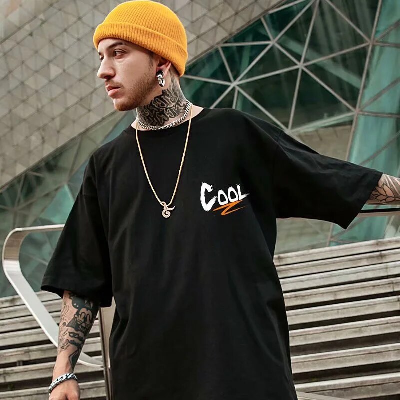 Summer Men's T-shirts 2023 Cool Funny Graphic Print T Shirt Letter Retro Cool Design Streetwear Short Sleeve Tee Top Y2K Clothes