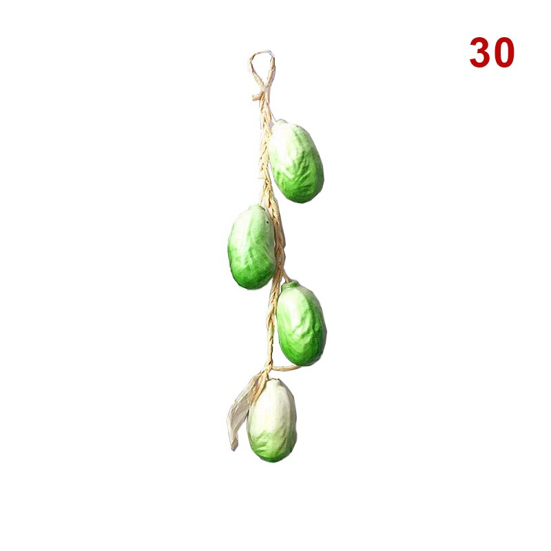 Artificial Simulation Food Vegetables Fake Chili Pepper Fruits Grapes Model Photography Props Room Home Kitchen Wall Decoration