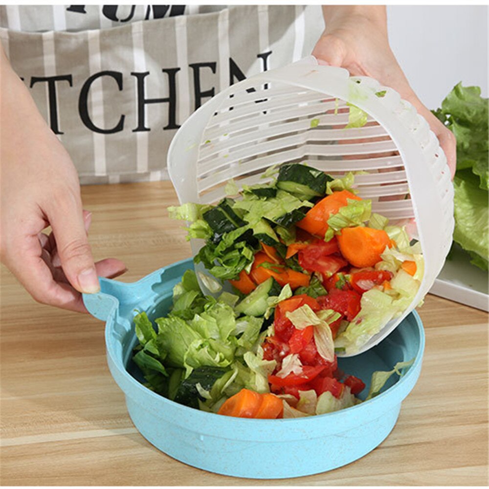 Portable fruit salad cutter Multifunctional fruit cutter Vegetable cutter Split type multifunctional household kitchen utensils