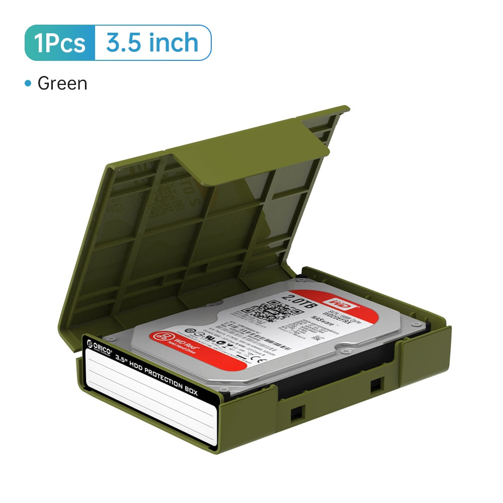 ORICO HDD ProtectIon Box 3.5 Inch External Storage Box For HDD SSD With label Design Moisture-proof