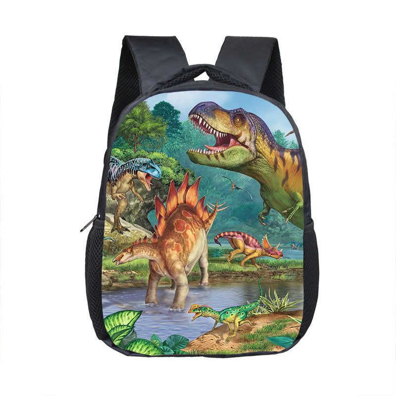 12 Inch Animals Dinosaur Backpacks Dinos Children School Bags Baby Toddler Bag Boys Backpack for Kids Kindergarten Bags Gift