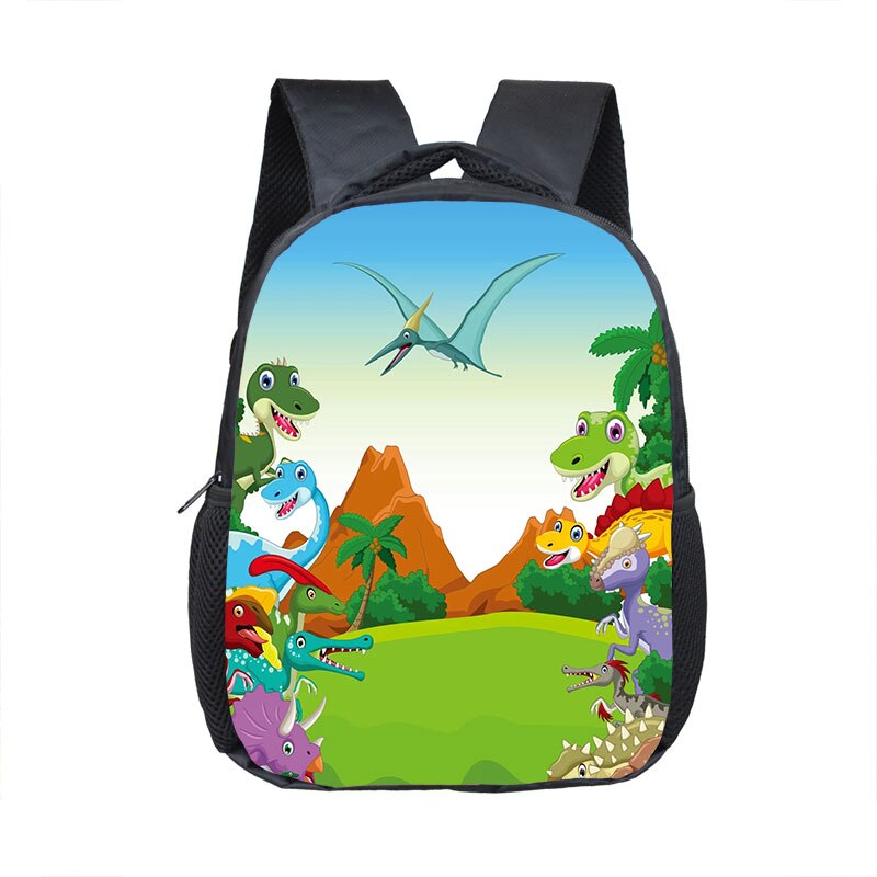 12 Inch Animals Dinosaur Backpacks Dinos Children School Bags Baby Toddler Bag Boys Backpack for Kids Kindergarten Bags Gift