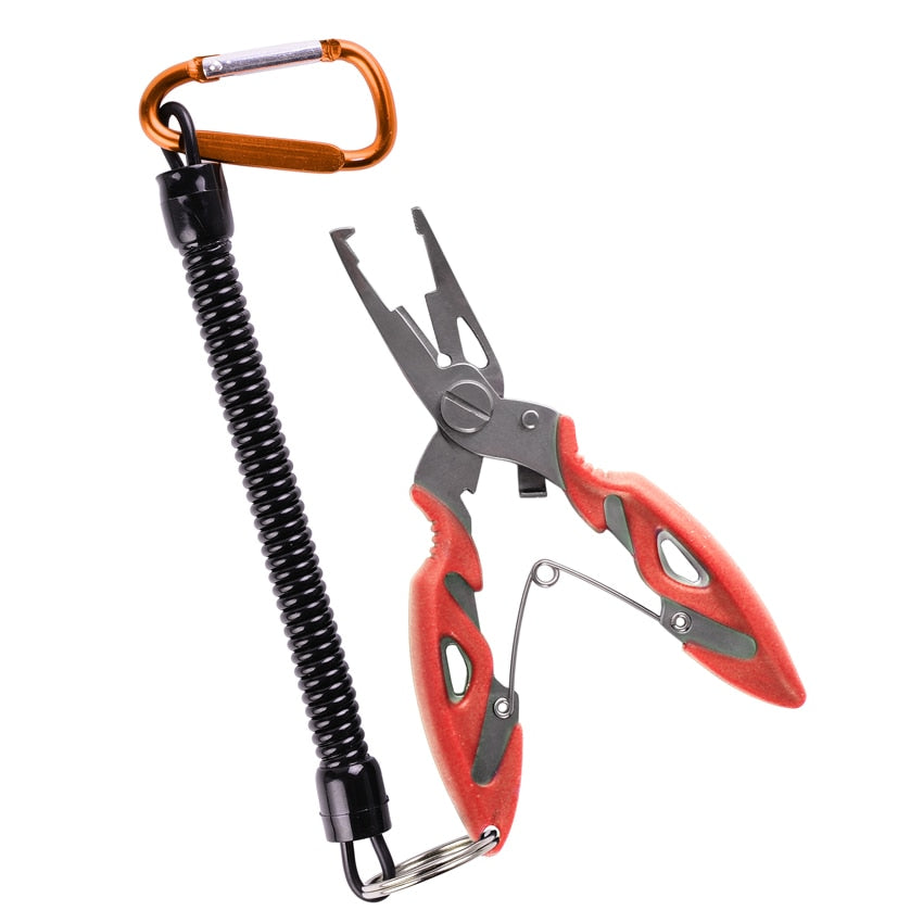 Aorace Fishing Pliers Fish Line Cutter Scissors Mini Fish Hook Remover Multifunction Tools New Black Beak Jaw