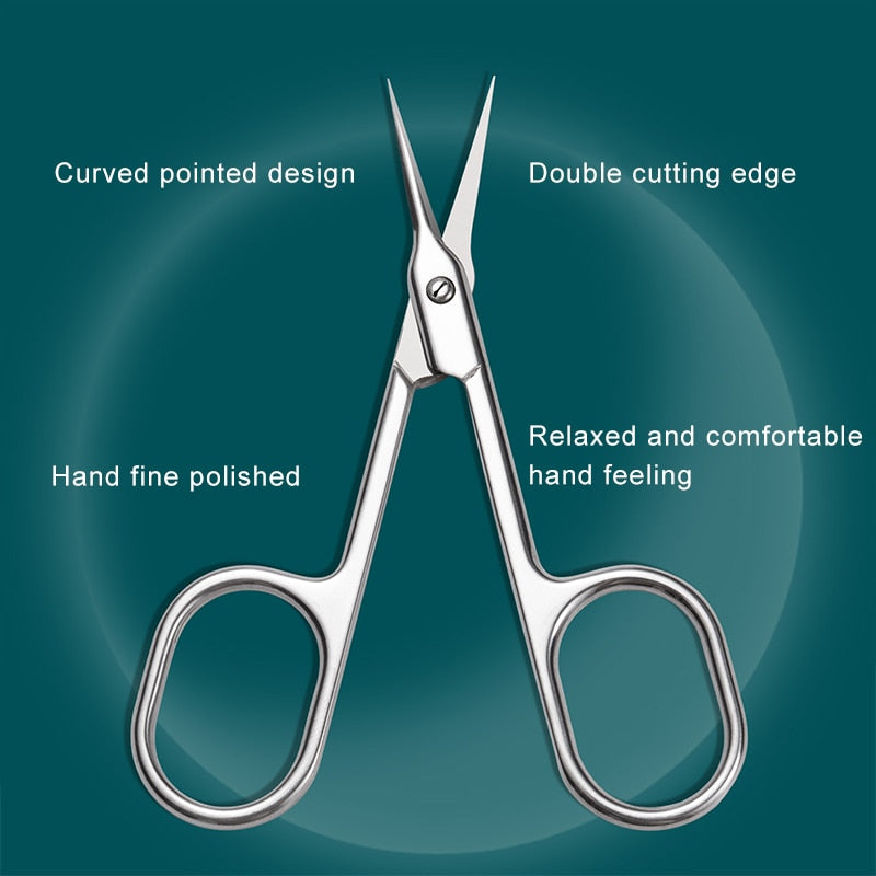 Cuticle Scissors Curved Nail Clipper Trimmer Dead Skin Remover Cuticle Cutter Professional Nail Art Tools Manicure Supplies