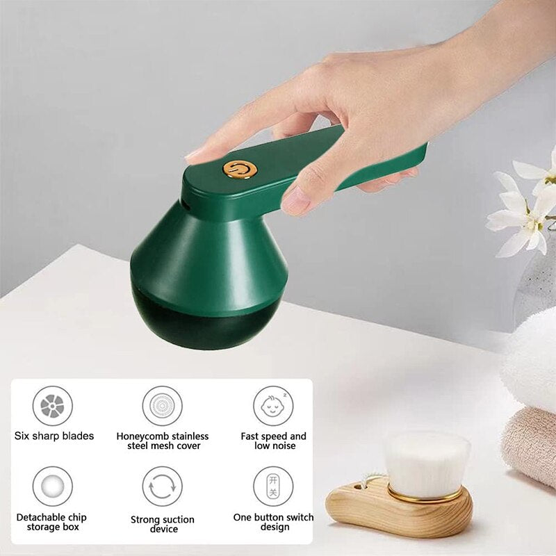 Electric Lint Remover Portable Fabric Shaver Rechargeable For Cloth Epilator Hair Dryer Washing Machine
