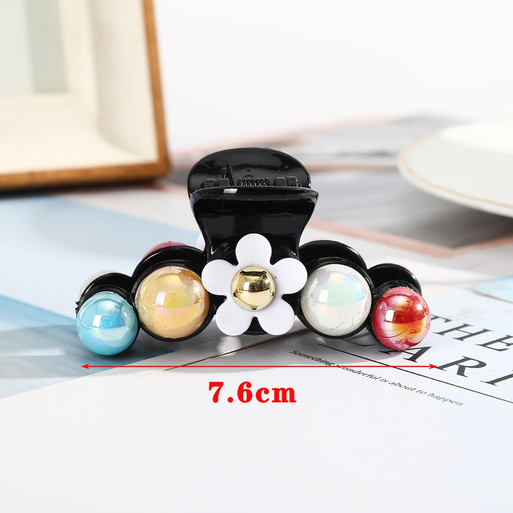 AWATYR 2021 New Hyperbole Big Pearls Acrylic Hair Claw Clips Big Size Makeup Hair Styling Barrettes for Women Hair Accessories