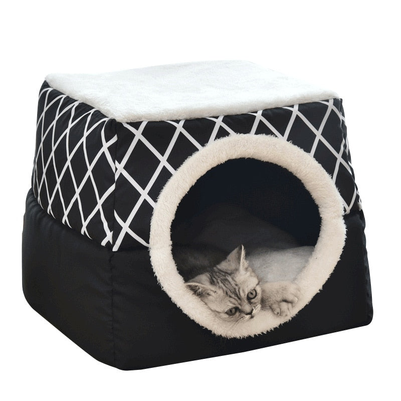 CAWAYI KENNEL Soft Pet House Dog Bed for Dogs Cats Small Animals Products Cama Perro Hondenmand Panier Chien Legowisko Dla Psa