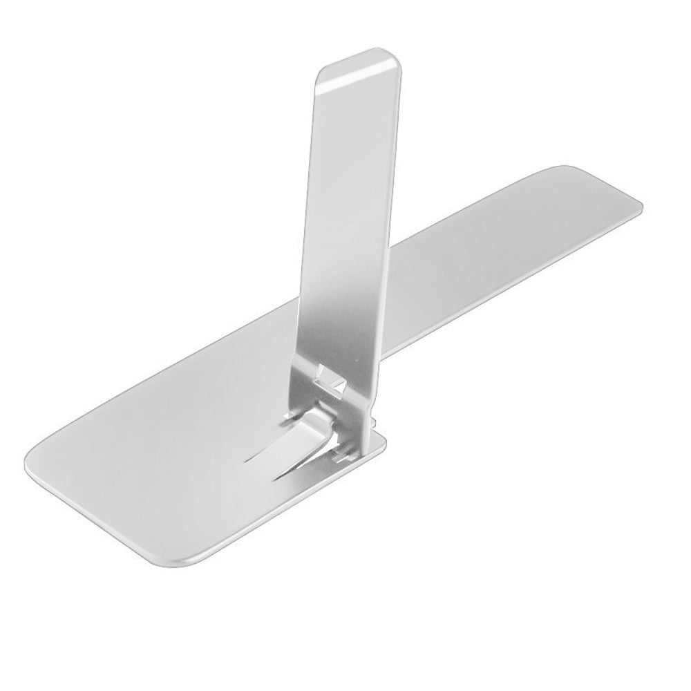 MOBILE Ultra-thin Mini Metal Folding Mobile Phone Holder Stand for IPhone Samsung Xiaomi Invisible Portable Phone Kickstand Bracket