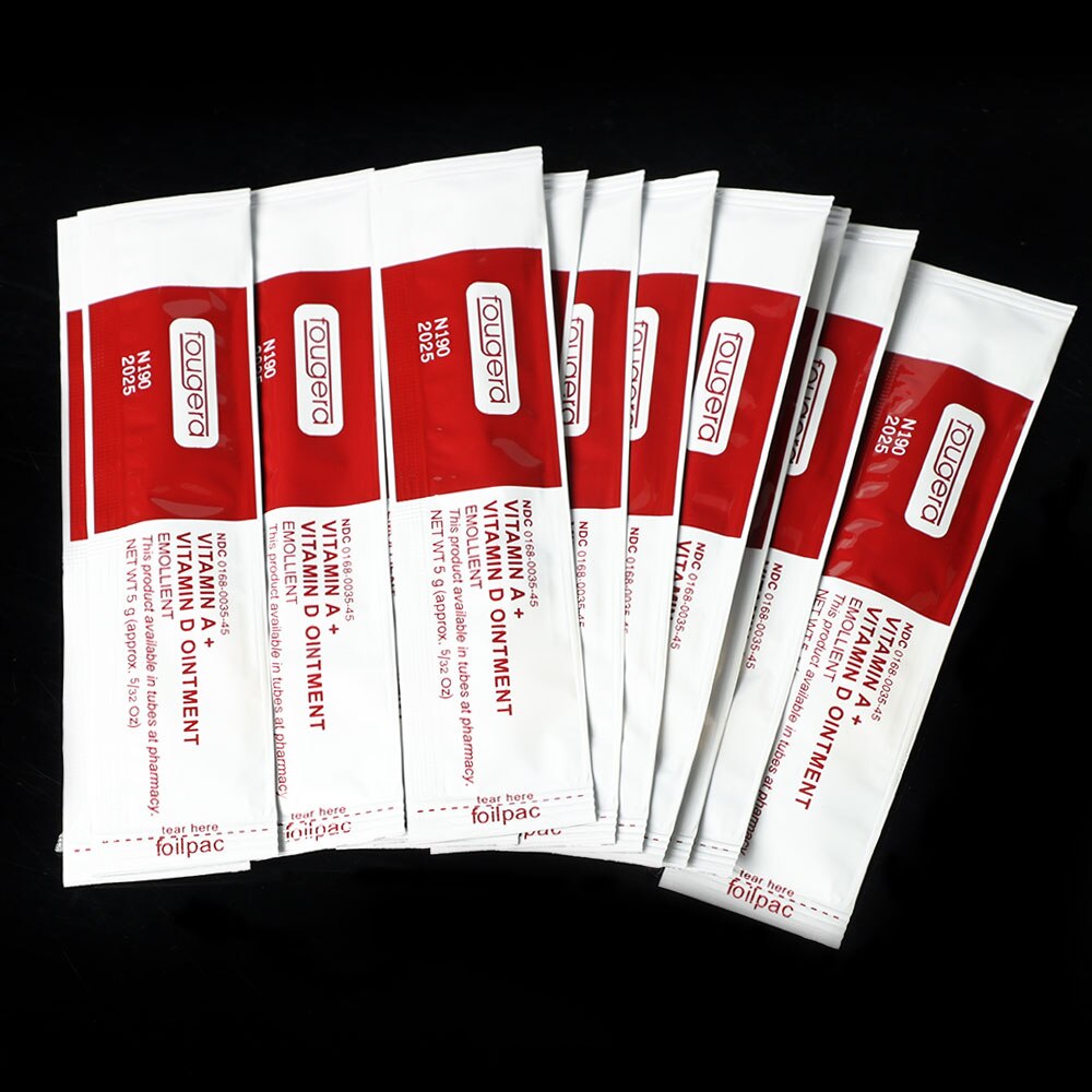 Hot 50Pcs Fougera Vitamin Ointment A&D Anti Scar Tattoo Aftercare Cream For Tattoo Body Art Permanent Makeup Tattoo Supplies