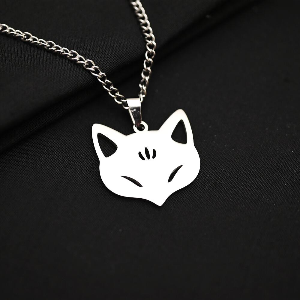 2023 Hip Hop Titanium Steel Pendant Necklace For Women Men Cute Kpop Korean Fashion Doodle Necklace Couple Jewelry Party Gift