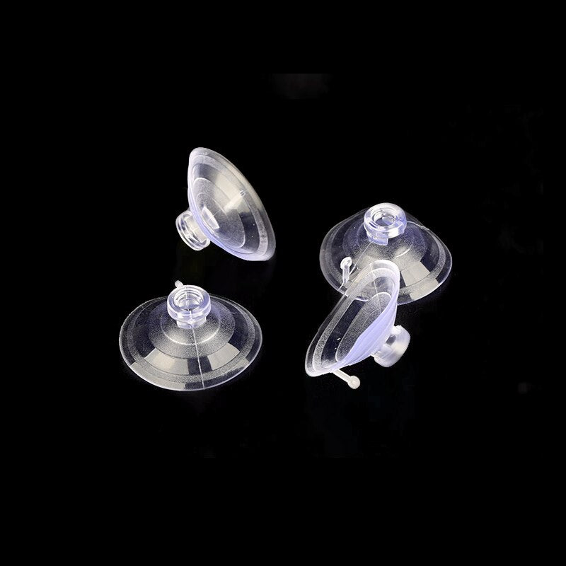 10Pcs 4CM Clear Sucker Suction Cups Button Mushroom Head Suckers Cup Transparent Suckers Wedding Supply