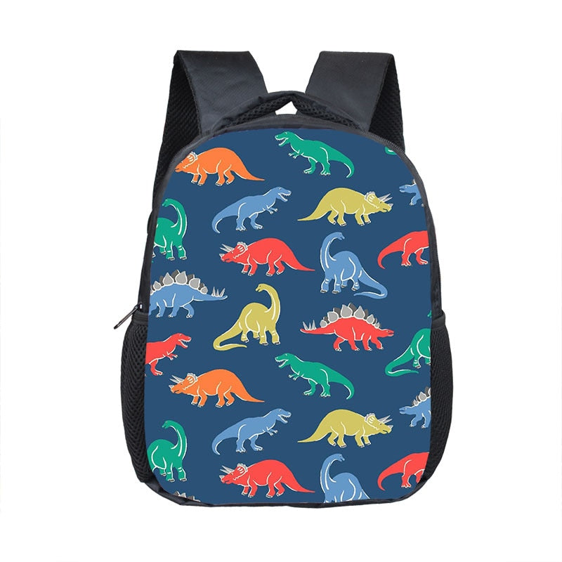 12 Inch Animals Dinosaur Backpacks Dinos Children School Bags Baby Toddler Bag Boys Backpack for Kids Kindergarten Bags Gift