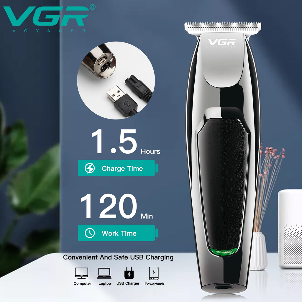 VGR Hair Cutting Machine Rechargeable Haircut Machine Cordless Hair Trimmer Professional Hair Clipper Trimmer for Men V-030