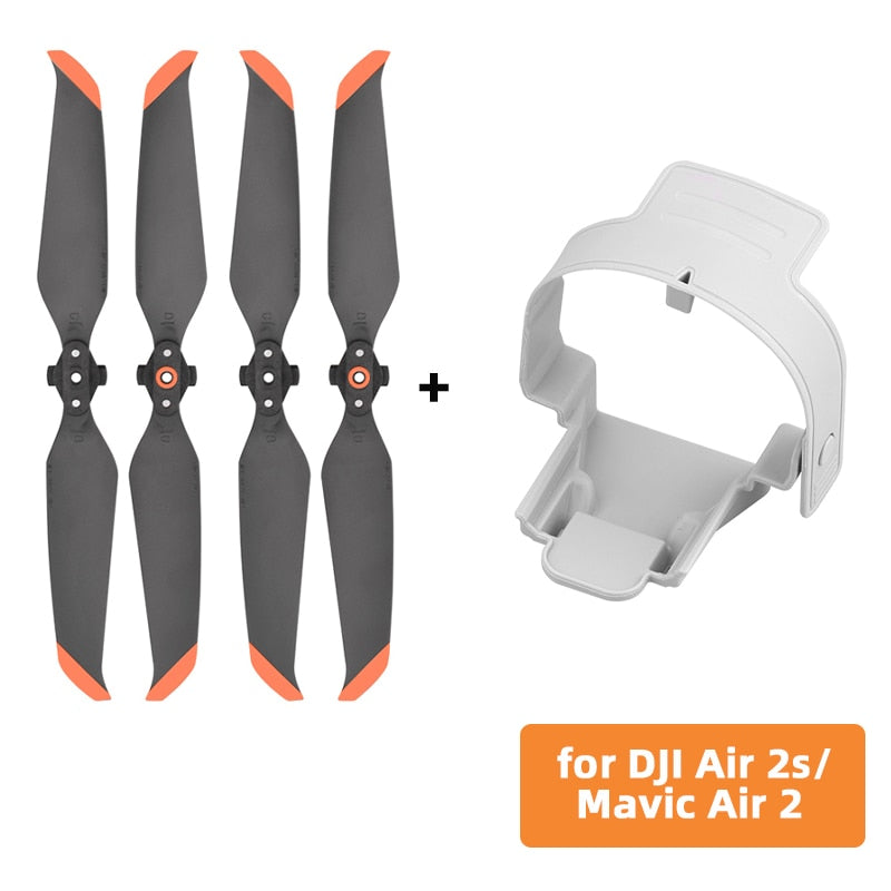 4 Pairs Low Noise 7238 Propeller Props for DJI Air 2s/Mavic Air 2 Drone Quick-Release 7238F Blade Propellers Wing Accessories