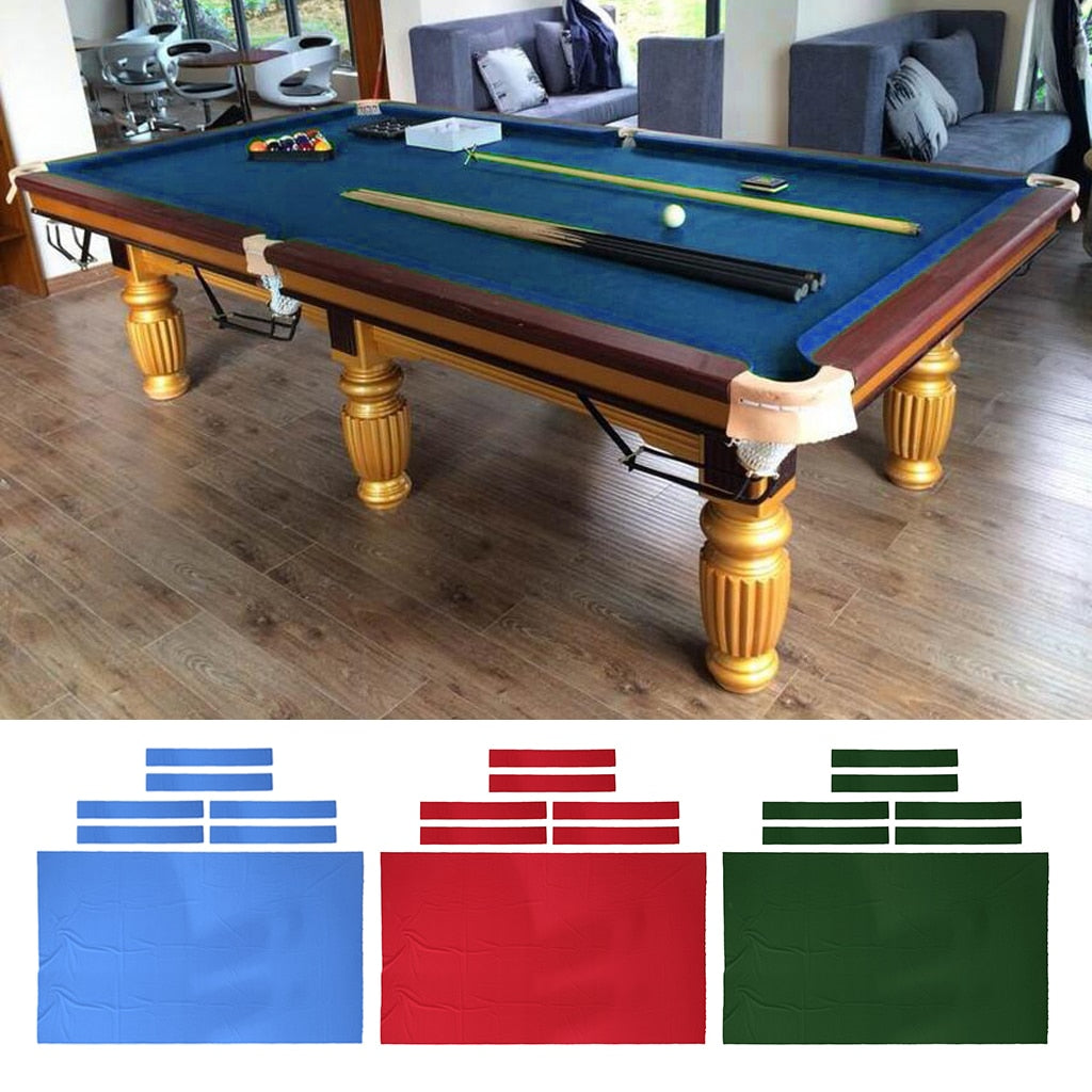 7/8 ft Wool Blend Billiard Pool Table Cloth Snooker Table Felt Accessory Billiard Cloth Replacement for Casual Player