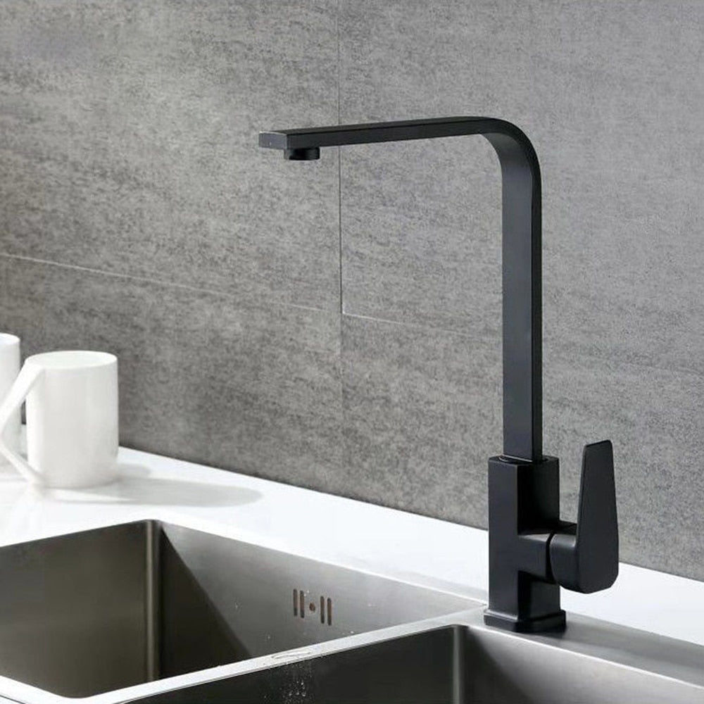 Kitchen Filtered Faucet Balck with Dot Brass Purifier Faucet Dual Sprayer Drinking Water Tap Vessel Sink Mixer Tap Torneira