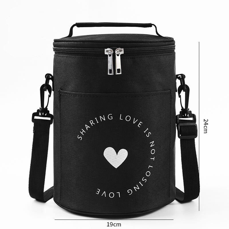 Thermal Lunch Bag Women Portable Insulated Cooler Bento Tote Family Travel Picnic Drink Fruit Food Fresh Organizer Accessories