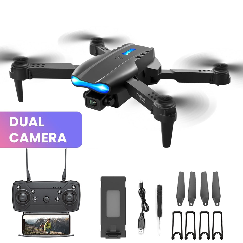 E99 K3 Pro HD 4k Drone Dual Camera High Hold Mode Foldable Mini RC WIFI Aerial Photography Quadcopter Toys Helicopter