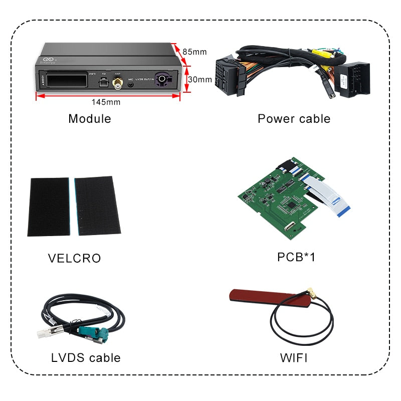 NWE Wireless Car auto play box for Porsche PCM 3.1 Cayenne Macan Pana mera 911 etc for carplay on Porsche