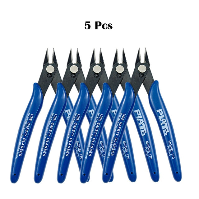 1/5/10pcs PLATO 170 Wishful Clamp DIY Electronic Diagonal Pliers Side Cutting Nippers Wire Cutter 3D printer parts