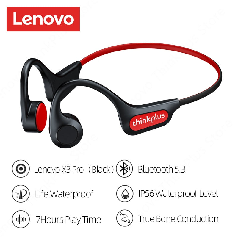 Lenovo Wireless Headphones Bluetooth Earphones X3 X4 X5 X3 Pro Headset Hifi Wireless Earbuds With Microphone Waterproof Earpods