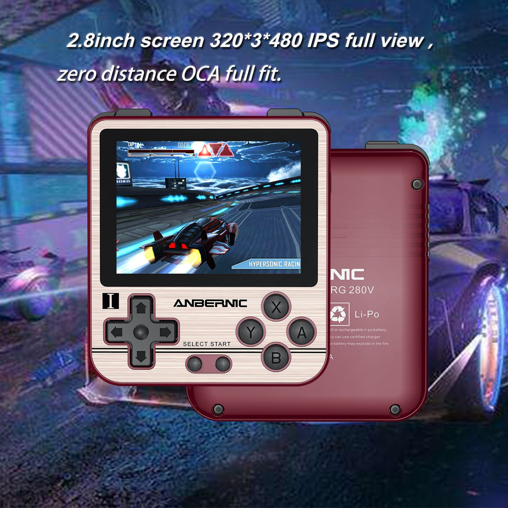 ANBERNIC 280V RG280V Retro Game Console Open Sourse System 5000 Games PS1 Player Portable Pocket RG280V Handheld Game Console