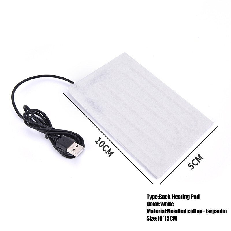 1PCS USB 5V Heating Heater Pad Massage For Warming Body Foot Winter Portable Warm Plate For Mouse Pad Shoes Golves Health Care