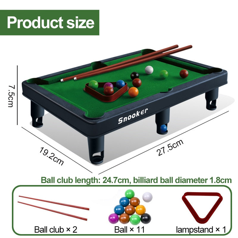 New Board Games Mini Ball Billiards Snooker Kids Toys Home Party Montessori Sports Table Game Parent Child Interaction Boys Gift