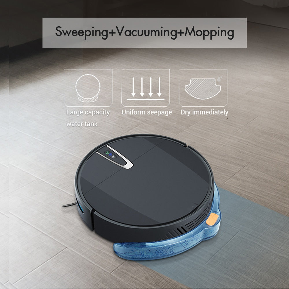 Robot Vacuum Cleaner Smart 3800PA Wireless WIFI Remote Control Autocharge Sweeping Machine Floor Cleaning Dry&Wet Vacuum cleaner