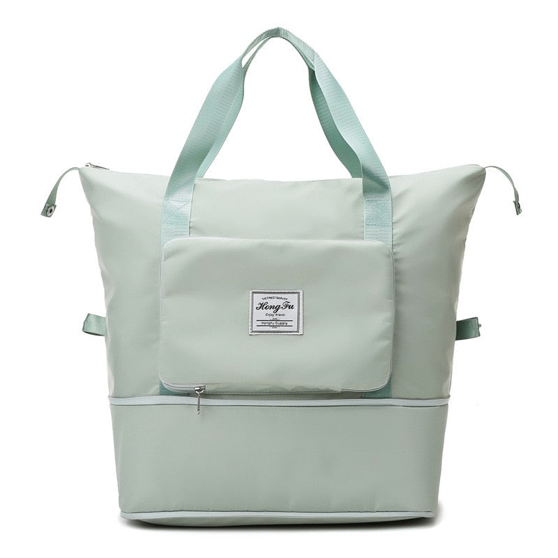 Large Capacity Folding Travel Bags Waterproof Luggage Tote Handbag Travel Duffle Bag Gym Yoga Storage Shoulder Bag For Women.