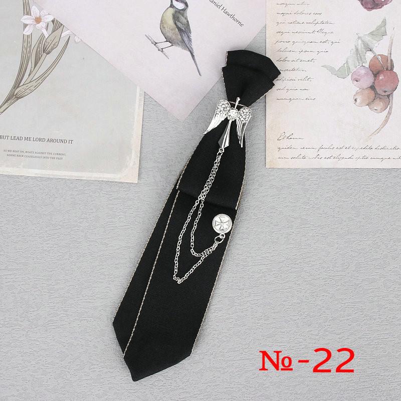 Hand Made Black Ribbon Tie Crystal Rhinestone Jewelry Men Shirts Hot New Girl Boys Collar Neck Ties School Uniform Women Necktie