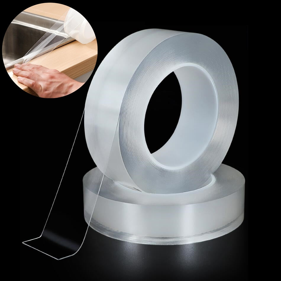 Kitchen Waterproof Mildew Strong Bathroom Toilet Crevice Strip Transparent Adhesive Tape Pool Water Seal 1Roll