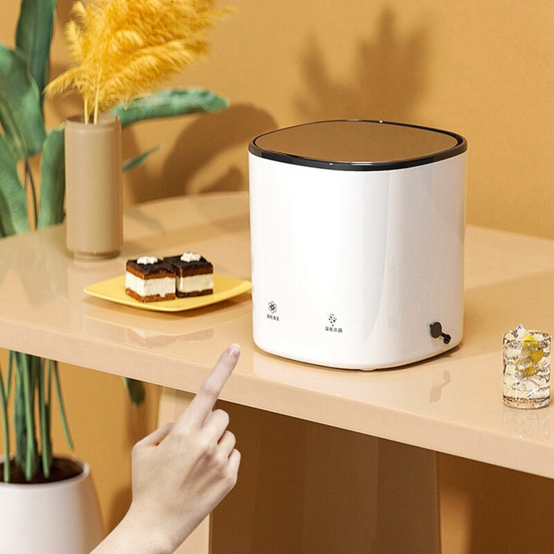 Mini Portable Washing Machine With Dryer Bucket For Cloth Socks Underwear Drying Centrifuge Washer US Plug