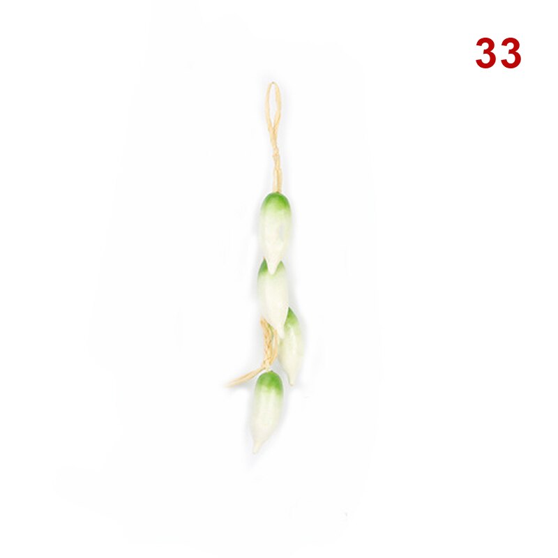 Artificial Simulation Food Vegetables Fake Chili Pepper Fruits Grapes Model Photography Props Room Home Kitchen Wall Decoration