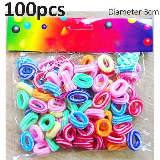 50/100Pcs High Elastic Hair Bands for Women Girls Colorful Hairband Rubber Ties Ponytail Holder Scrunchies Kids Hair Accessories