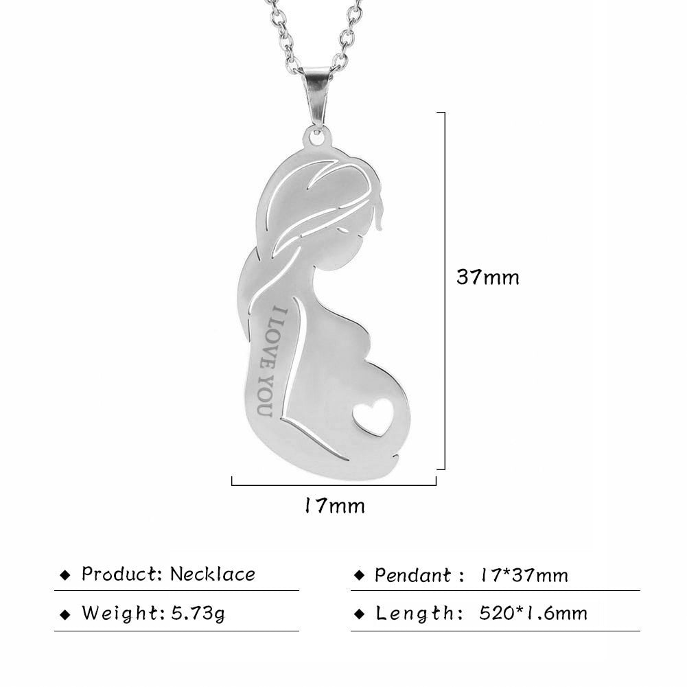 Fishhook Personalized Baby Birth Necklace Custom Name Mother Day Mom Kid Chain Family Gift For Women Man Stainless Steel Jewelry
